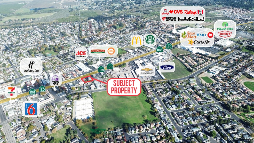 More Photos Of 1023 E F St, Oakdale Restaurant For Sale