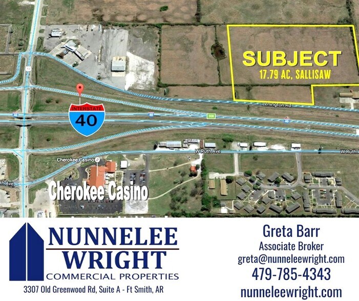 Primary Photo Of Lenington Rd, Sallisaw Land For Sale