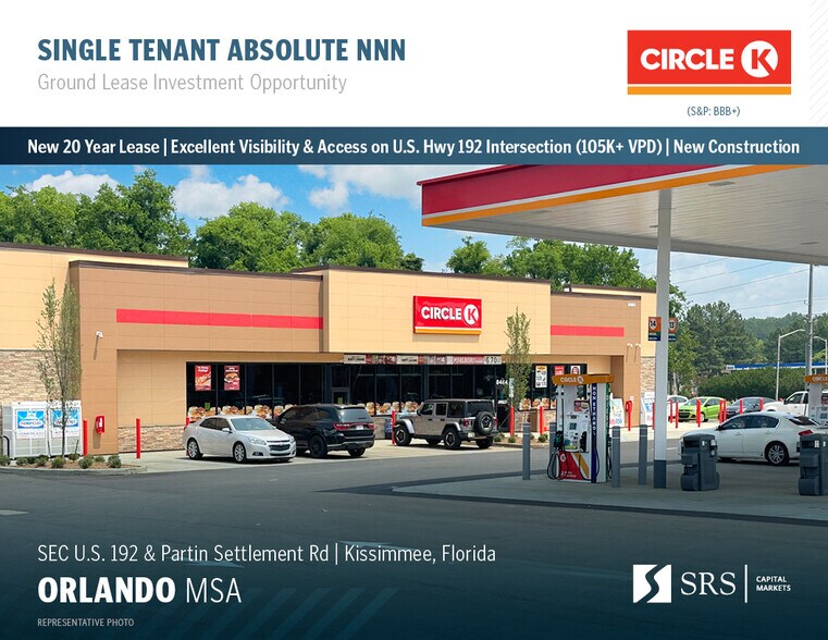 Primary Photo Of SEC. U.S. 192 & Partin Settlement Road, Kissimmee Service Station For Sale