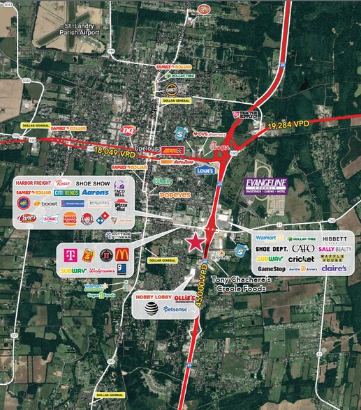 More Photos Of 5813 I 49 S Service Rd, Opelousas Department Store For Lease