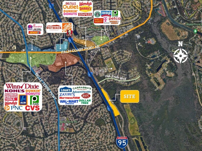 More Photos Of 1030 Old Kings N rd, Palm Coast Land For Sale