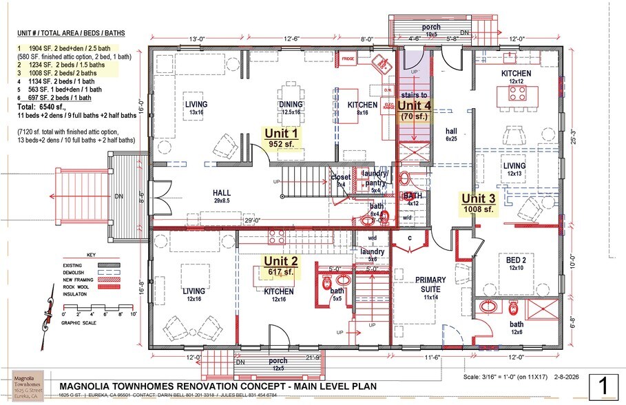 More Photos Of 1625 G St, Eureka Apartments For Sale