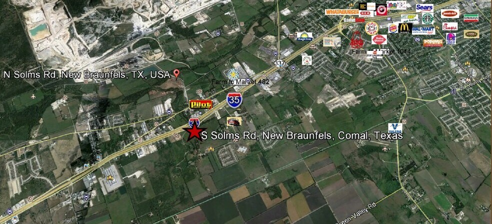 Primary Photo Of S. Solms Rd. @ Interstate 35 N, New Braunfels Land For Sale