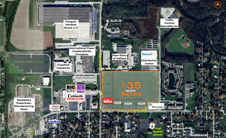 Primary Photo Of E State Rd 32 & 47 N, Crawfordsville Land For Lease