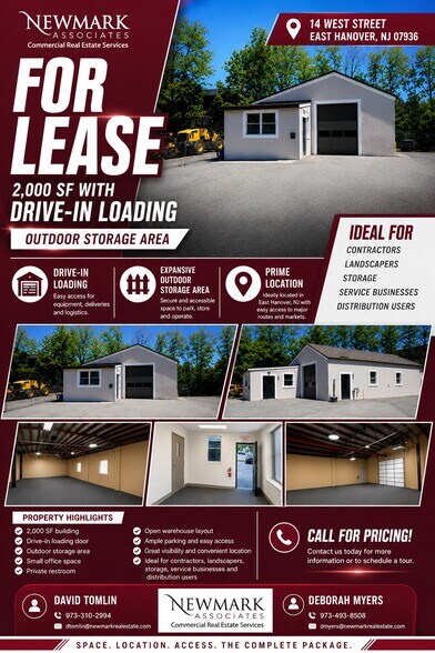 More Photos Of 14 West St, East Hanover Warehouse For Lease