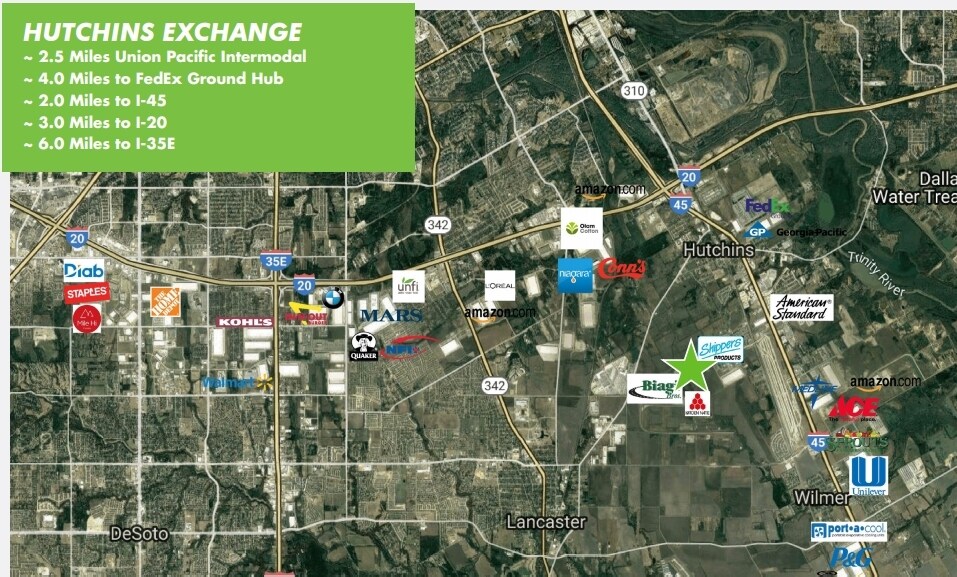 More Photos Of W Wintergreen & Talco Rd, Hutchins Industrial For Lease