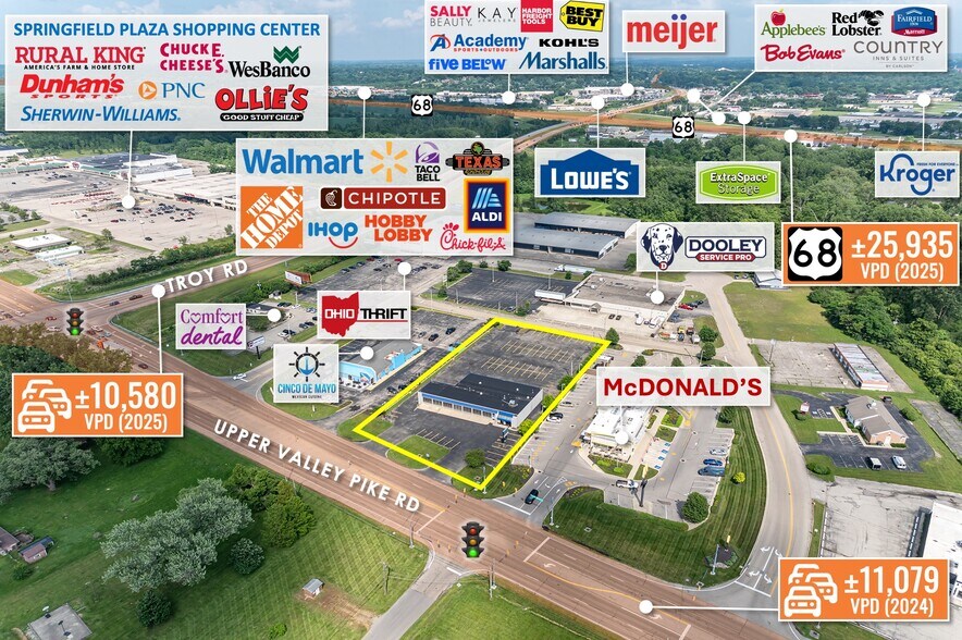 Primary Photo Of 1180 Upper Valley Pike, Springfield Auto Repair For Sale