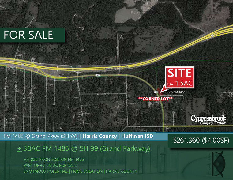 Primary Photo Of 31888 FM 1485 Rd, New Caney Land For Sale