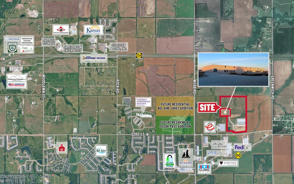 More Photos Of 5447 Sunflower Ct, Bel Aire Warehouse For Lease