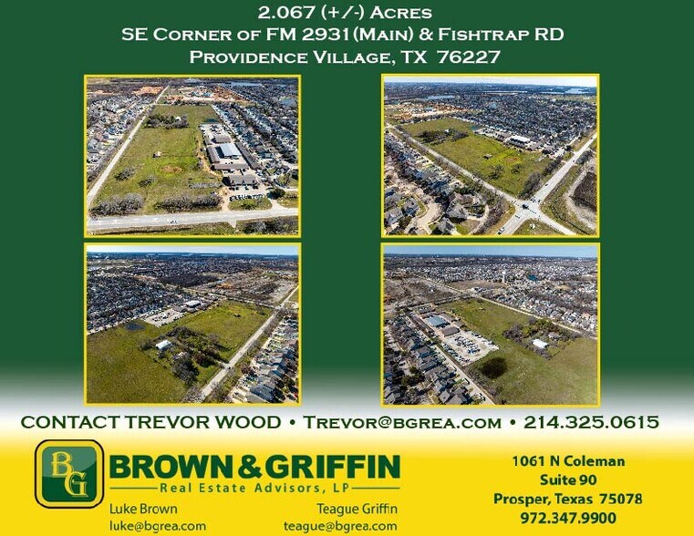 Primary Photo Of 1481 Main Street, Providence Village Land For Sale