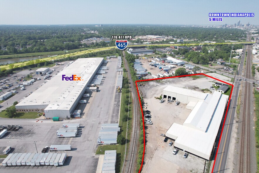 Primary Photo Of 3823 E Massachusetts Ave, Indianapolis Manufacturing For Sale