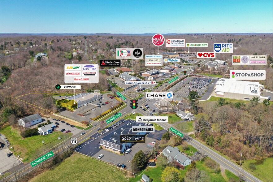 More Photos Of 447 Monroe Tpke, Monroe Storefront For Lease