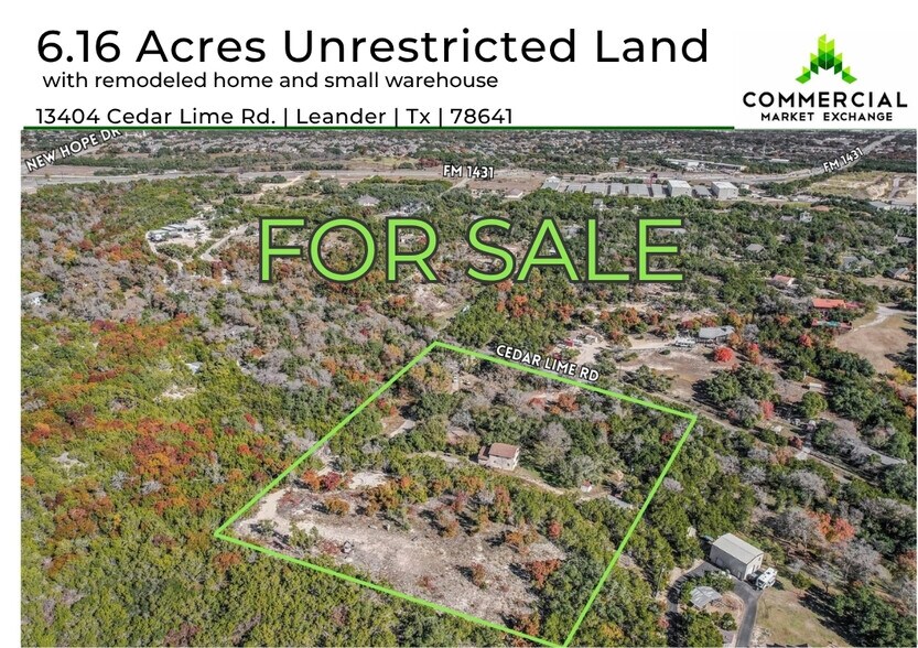 Primary Photo Of 13404 Cedar Lime Rd, Leander Land For Sale