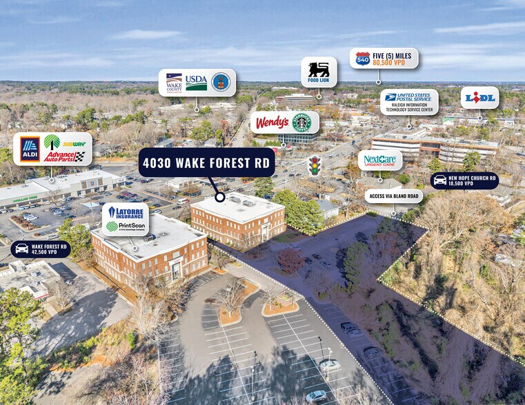 More Photos Of 4030 Wake Forest Rd, Raleigh Office For Sale