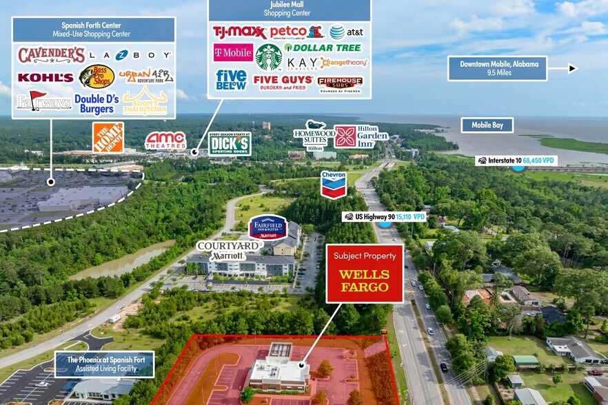 More Photos Of 10000 Town Center Ave, Spanish Fort Bank For Lease