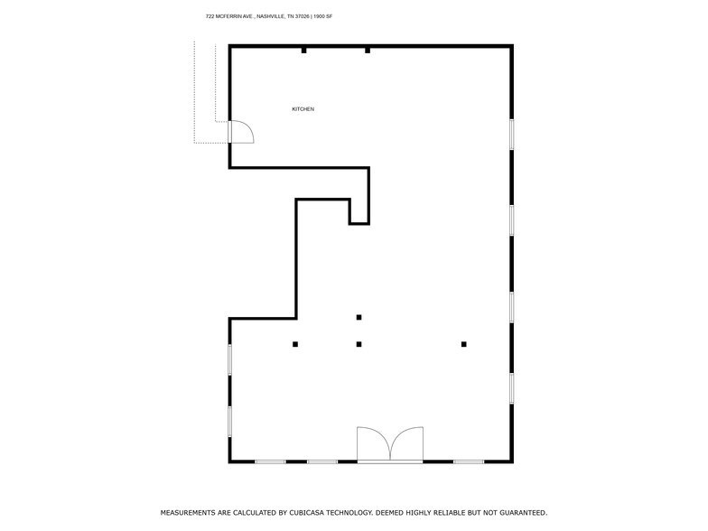 More Photos Of 722 McFerrin Ave, Nashville Restaurant For Lease