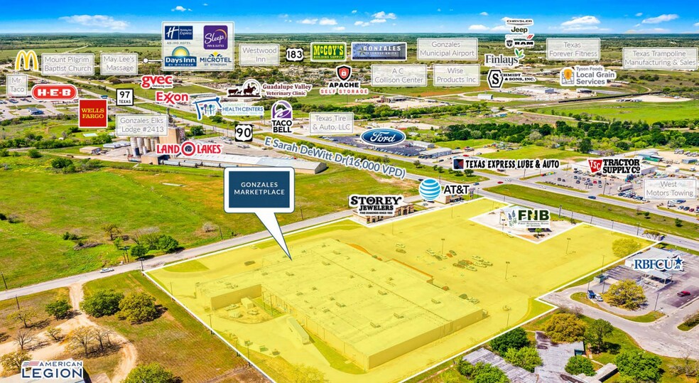 More Photos Of 1620 E Sarah Dewitt Dr, Gonzales General Retail For Lease