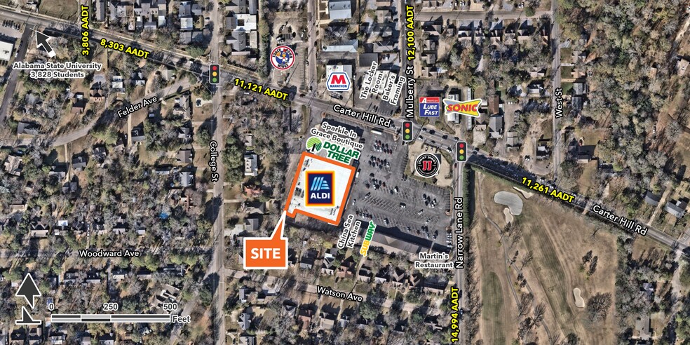 Primary Photo Of 1740 Carter Hill Rd, Montgomery Supermarket For Lease