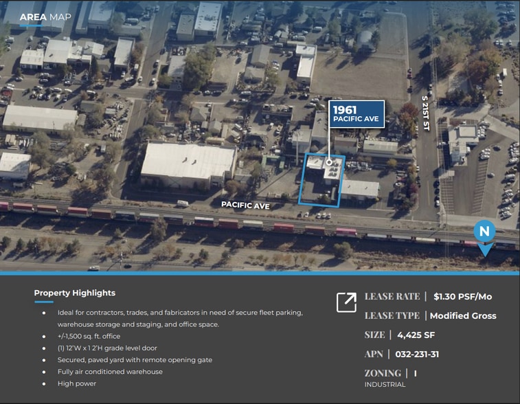 More Photos Of 1961 Pacific Ave, Sparks Warehouse For Lease