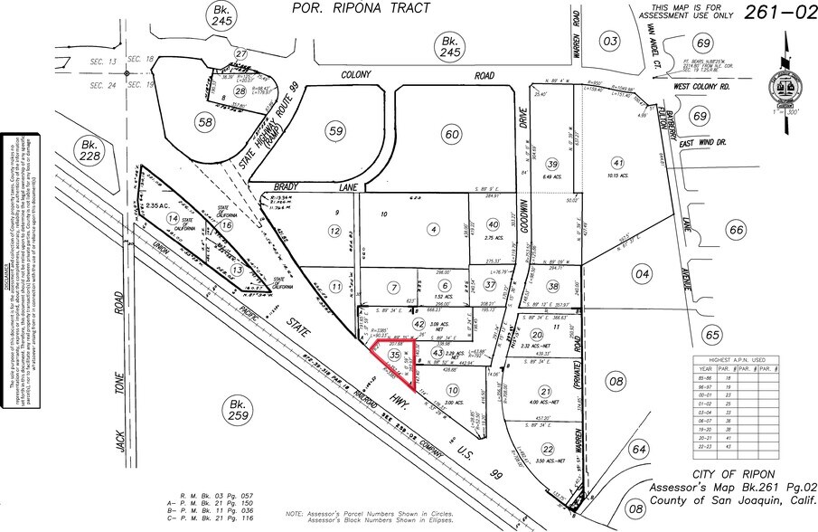 More Photos Of 904 Frontage Rd, Ripon Land For Lease