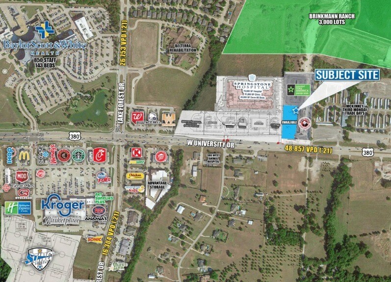 Primary Photo Of NEQ of Hwy 380 & Lake Forest Dr, McKinney Land For Sale