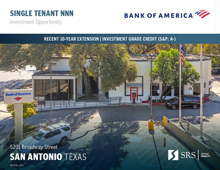 Primary Photo Of 5201 Broadway St, San Antonio Bank For Sale