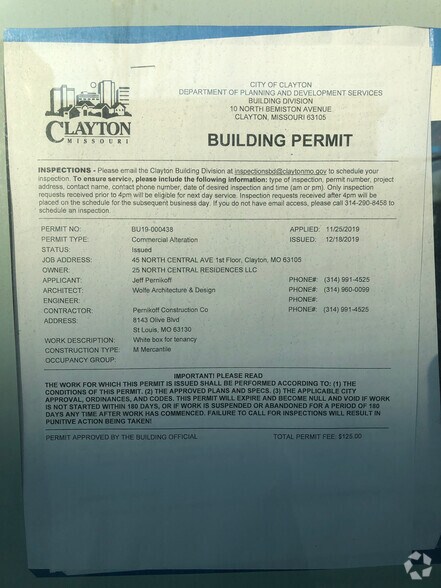 More Photos Of 25-45 N Central Ave, Clayton Apartments For Lease