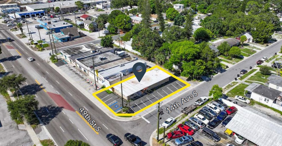 Primary Photo Of 1401 49th St S, Gulfport Storefront For Sale