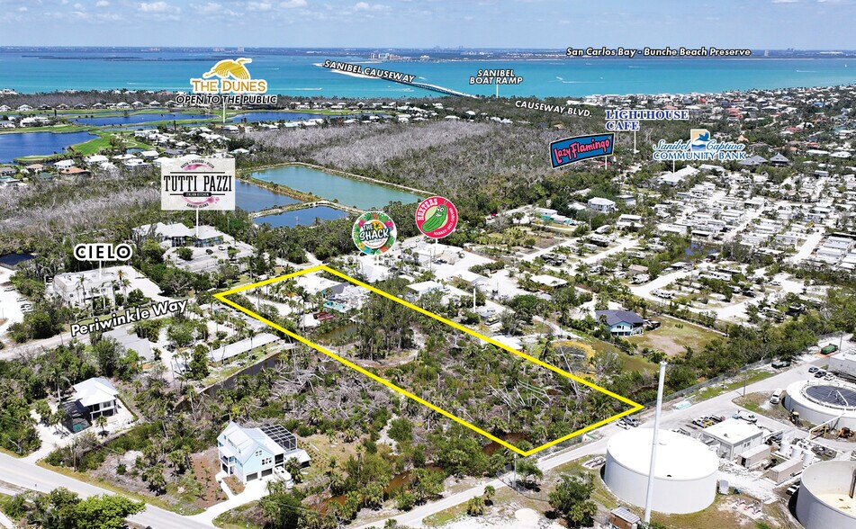Primary Photo Of 1223 Periwinkle Way, Sanibel Land For Sale