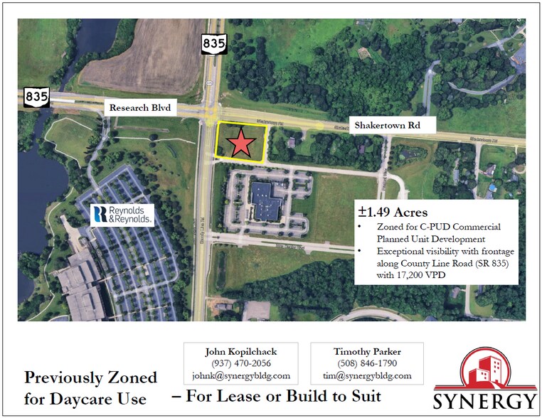 More Photos Of County Line Rd & Research Blvd, Beavercreek Land For Sale
