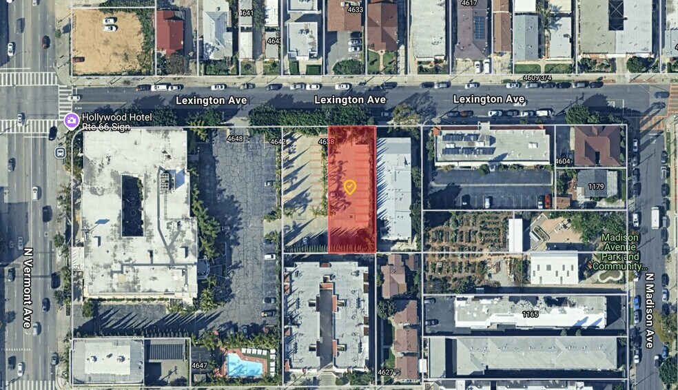 Primary Photo Of 4632 Lexington Ave, Los Angeles Land For Sale