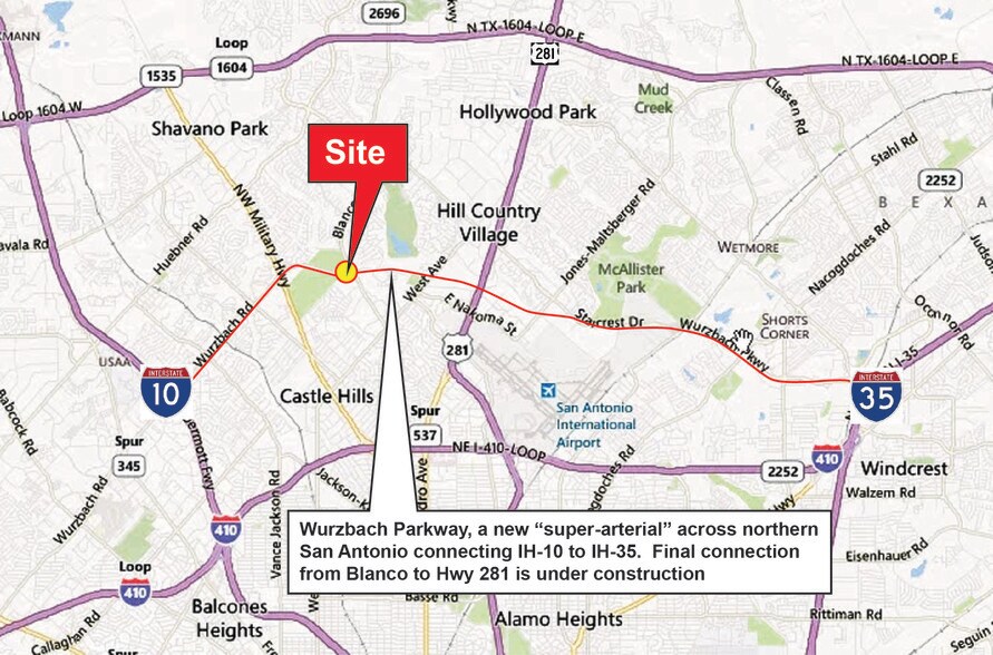 More Photos Of Blanco Rd & Wurzbach Pky, San Antonio Land For Sale