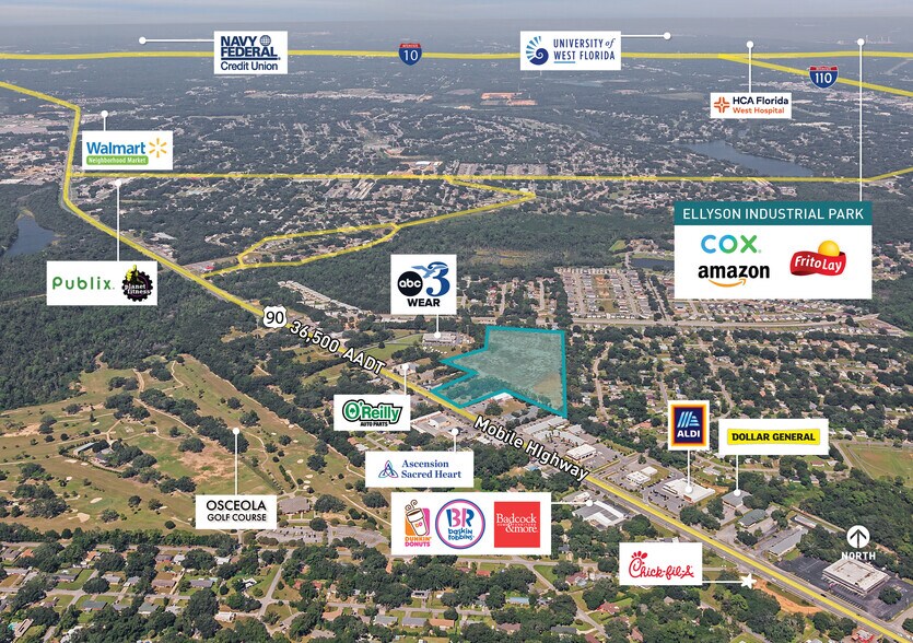 More Photos Of 4900 Blk Mobile Hwy, Pensacola Land For Sale