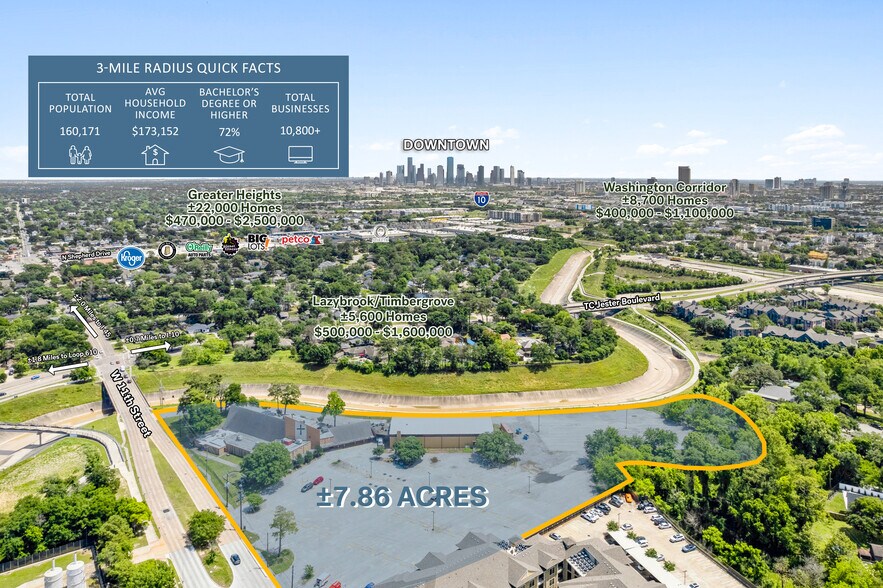More Photos Of 2025 W 11th St, Houston Land For Sale