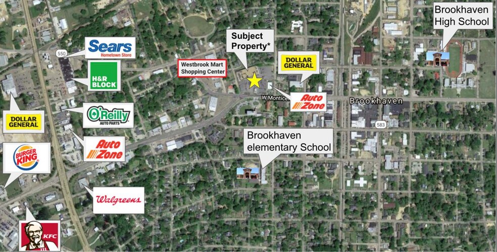 More Photos Of 360 W Monticello St, Brookhaven General Retail For Sale
