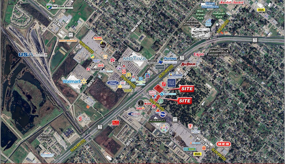 More Photos Of Highway 73 @ Twin City Highway, Groves Land For Lease