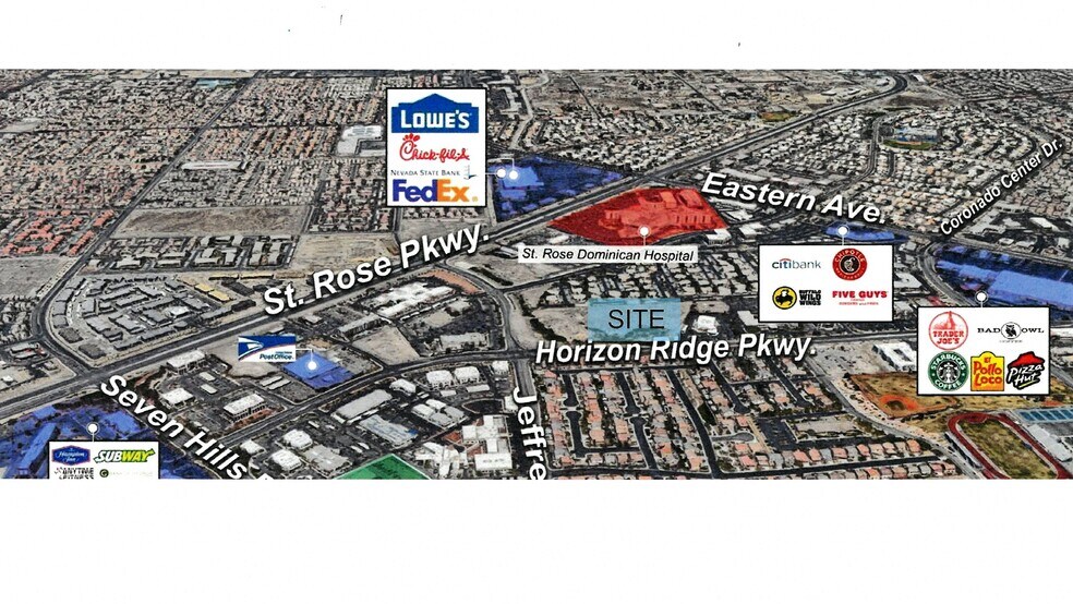 More Photos Of Horizon Ridge Pkwy & Jeffrey, Henderson Unknown For Lease