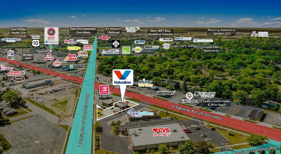 1115 S Saginaw Rd, Midland, MI 48640 Auto Dealership For Sale