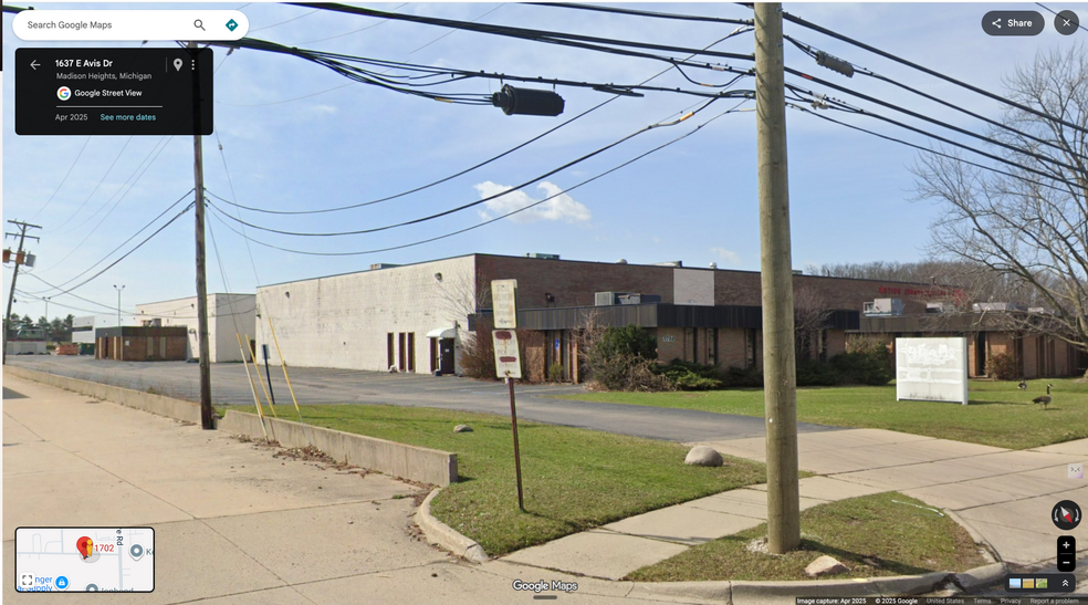 More Photos Of 1700-1704 E Avis Dr, Madison Heights Warehouse For Lease