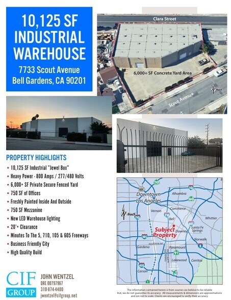 Primary Photo Of 7733 Scout Ave, Bell Gardens Warehouse For Sale