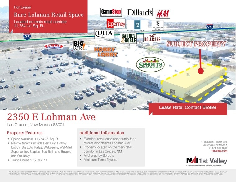 Primary Photo Of 2350 E Lohman Ave, Las Cruces Freestanding For Lease