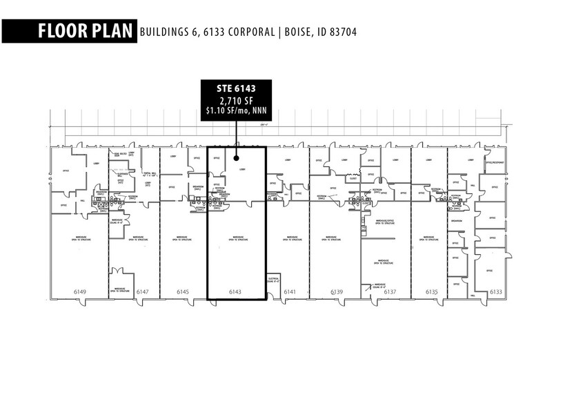 More Photos Of 6133-6149 W Corporal Ln, Boise Flex For Lease