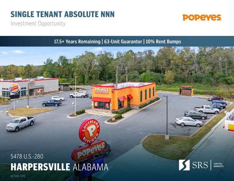 Primary Photo Of 5478 Highway 280, Harpersville Fast Food For Sale