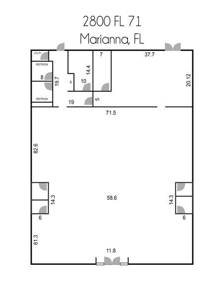 More Photos Of 2800 Hwy 71, Marianna Storefront For Lease