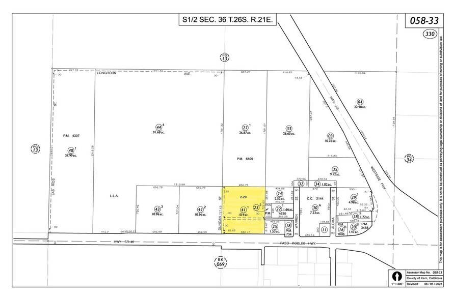 More Photos Of Hwy 46 & Interstate 5 Fwy, Lost Hills Land For Sale