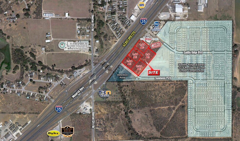 More Photos Of Saddle Ridge Blvd @ I-35, Lytle Land For Sale