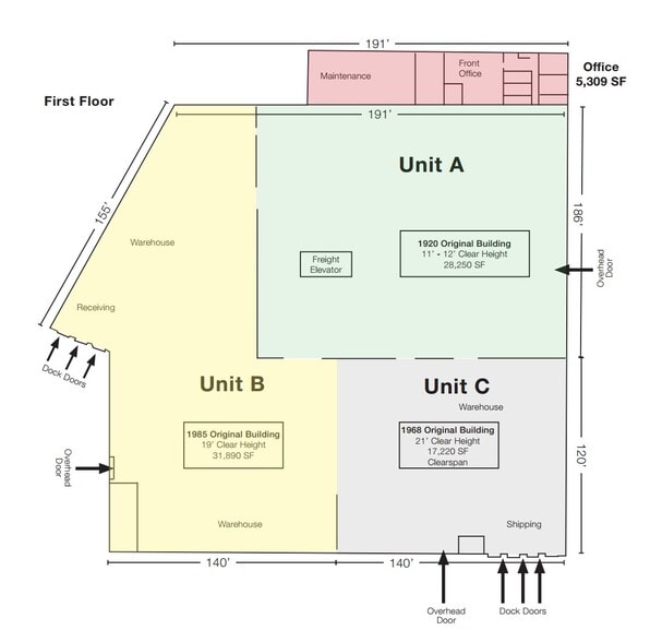 More Photos Of 413 E Murdock Ave, Oshkosh Manufacturing For Lease