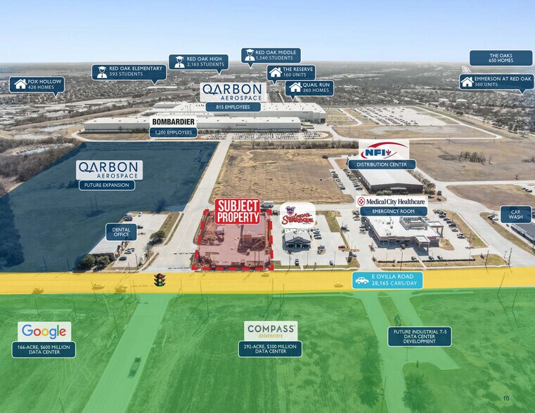 More Photos Of SWC of E Ovilla Rd. & Austin Blvd., Red Oak Auto Repair For Sale