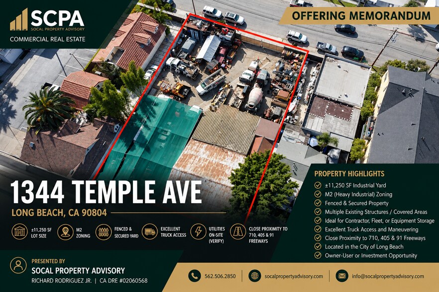 Primary Photo Of 1344 Temple Ave, Long Beach Service For Sale