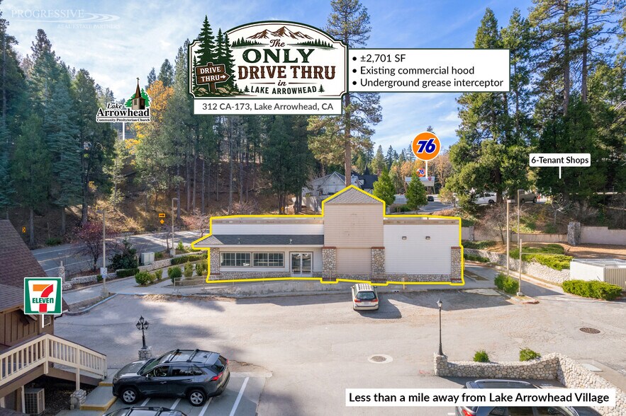 Primary Photo Of 312 S Hwy 173, Lake Arrowhead Fast Food For Lease